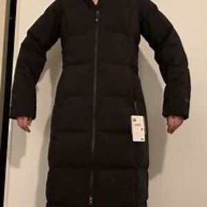 Eddie Bauer Glazier Peak Down Duffel Coat (Black)(New)